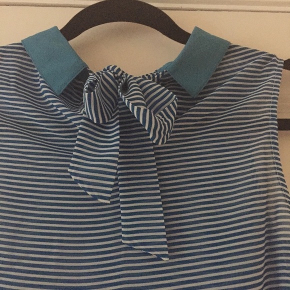 ModCloth Striped Pineapple Embroidered Stripe Top - Picture 5 of 8